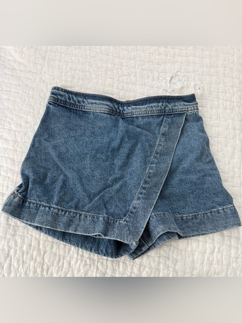 H&M Blue Denim Jean Skort